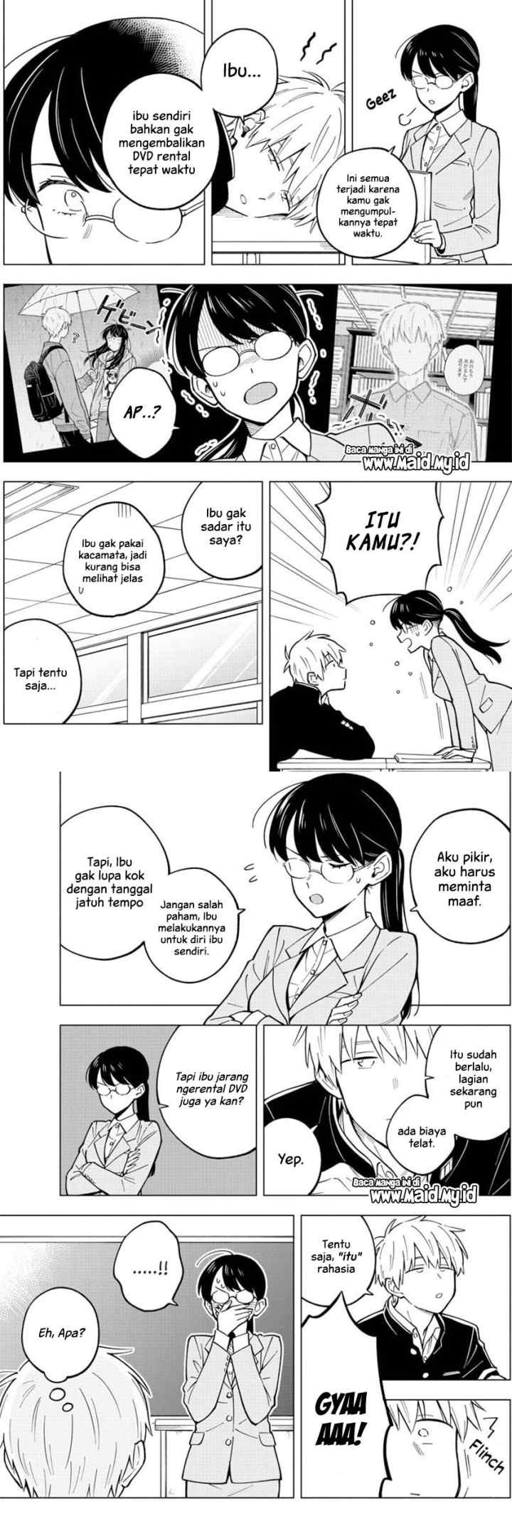 Sensei wa Koi wo Oshierarenai chapter 23 halaman 8