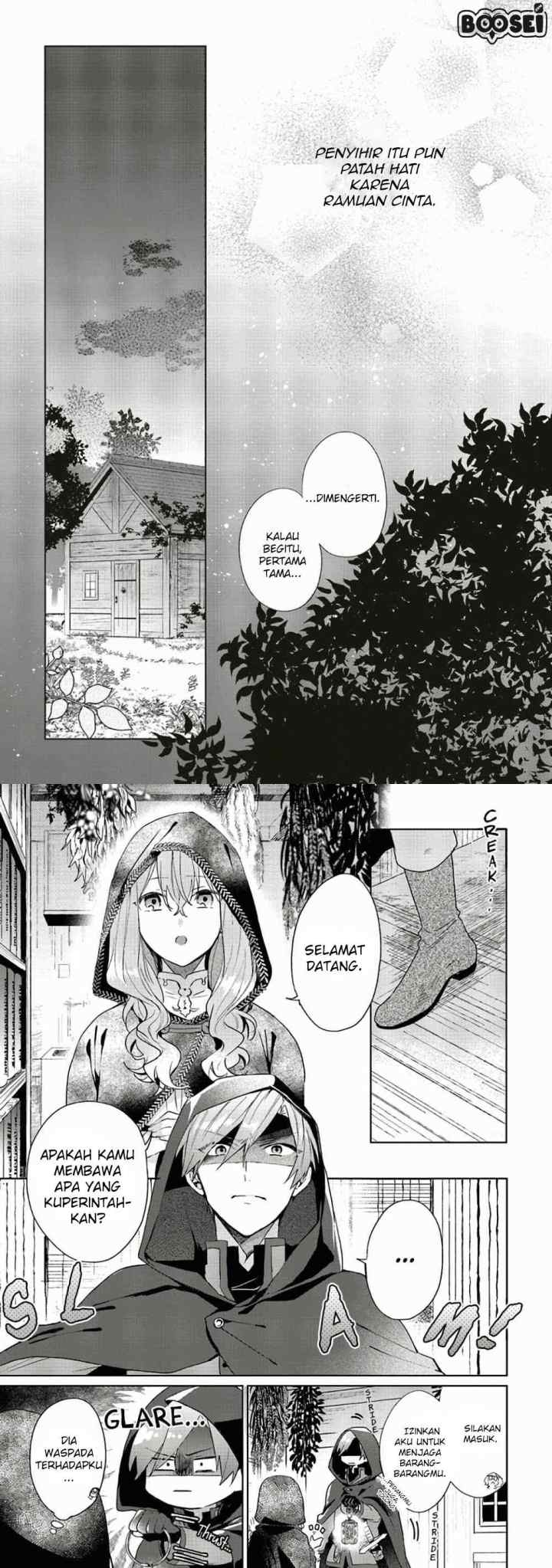 Doumo, Suki na Hito ni Horegusuri wo Irai sareta Majo desu chapter 1 halaman 5