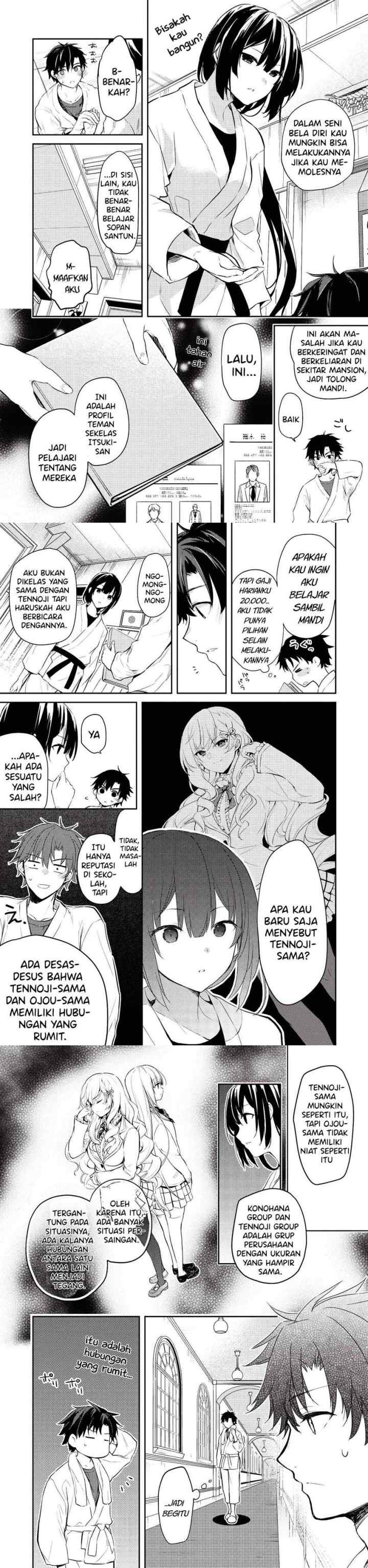 Saijo no Osewa ~Takane no Hana Darakena Meimon Kou de, Gakuin Ichi no Ojou-sama (Seikatsu Noryoku Kaimu) o Kagenagara Osewa suru Koto ni Narimashita~ chapter 6.1 halaman 10