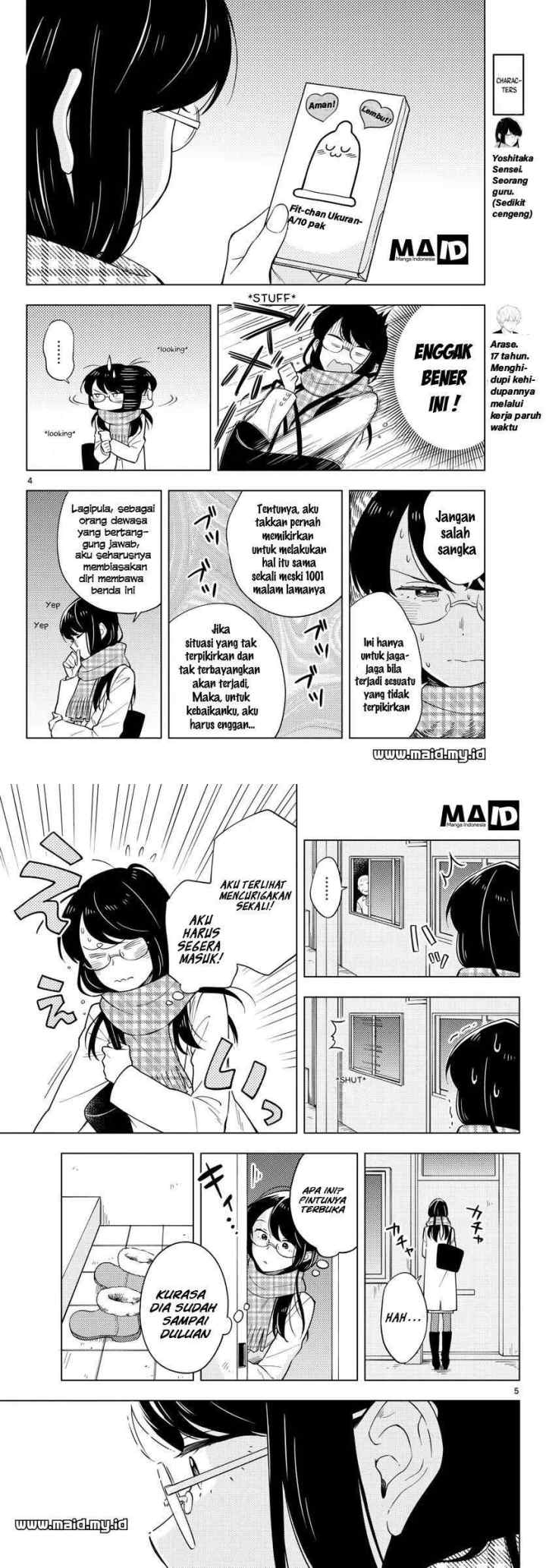 Sensei wa Koi wo Oshierarenai chapter 11 halaman 4