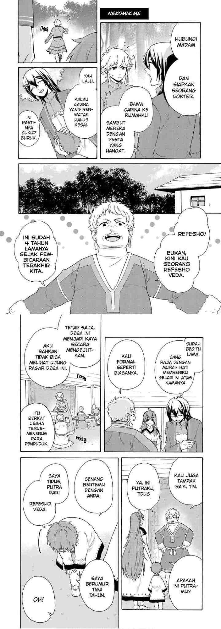 Tada Shiawasena Isekai Kazoku Seikatsu chapter 21 halaman 10