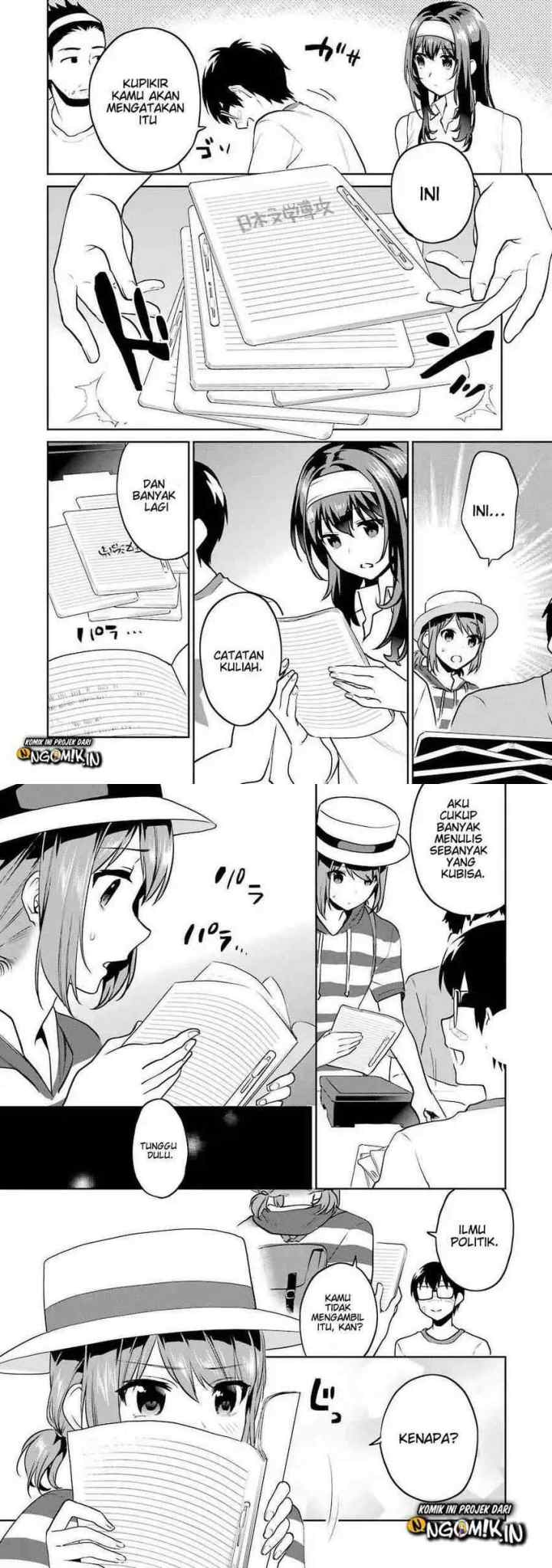 Saenai Heroine no Sodatekata: Koisuru Metronome chapter 44 halaman 11