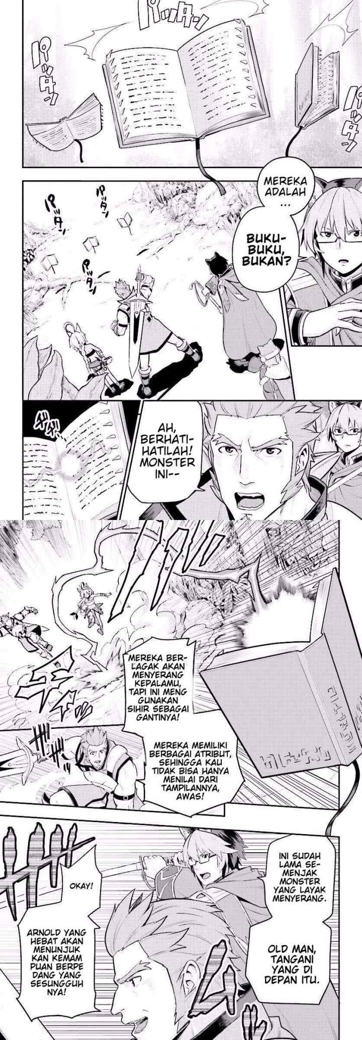 Konjiki no Moji Tsukai: Yuusha Yonin ni Makikomareta Unique Cheat chapter 20 halaman 9