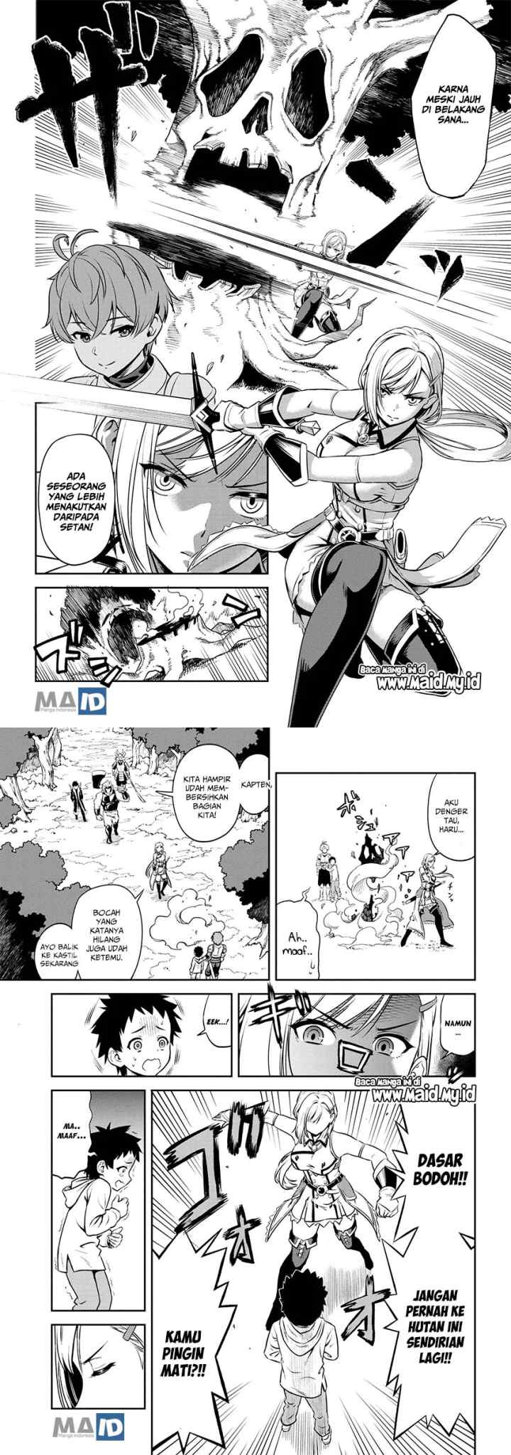 Toshiue Elite Onna Kishi Ga Boku No Mae De Dake Kawaii chapter 1.2 halaman 4