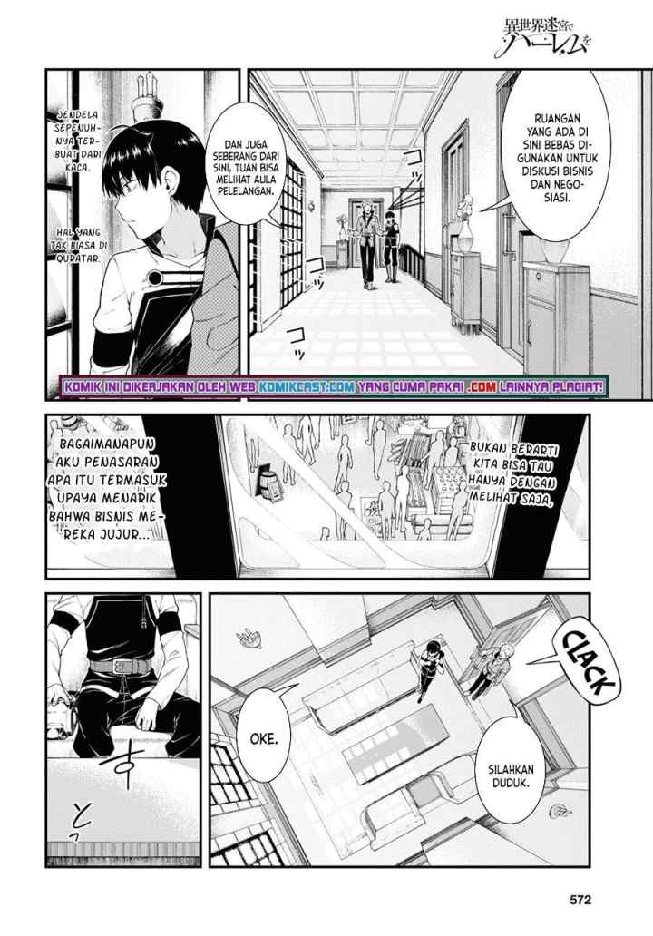 Isekai Meikyuu de Harem wo chapter 52 halaman 6