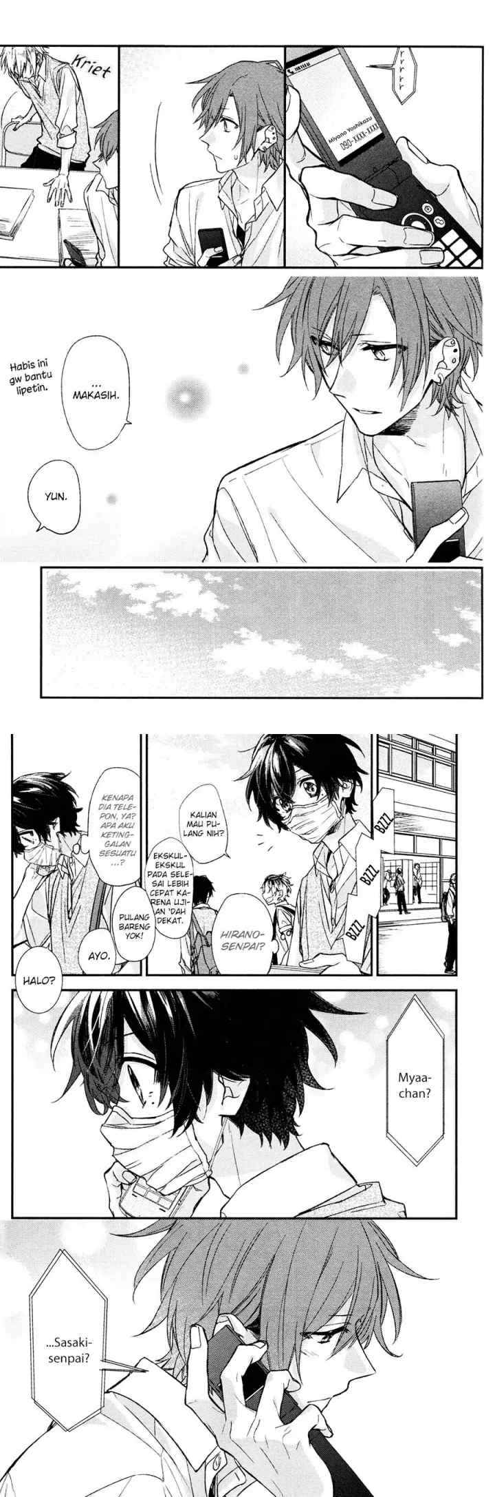 Sasaki to Miyano chapter 15 halaman 11
