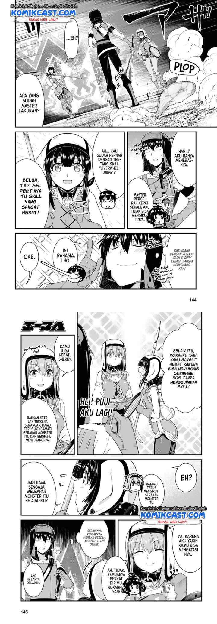 Isekai Meikyuu de Harem wo chapter 55 halaman 8