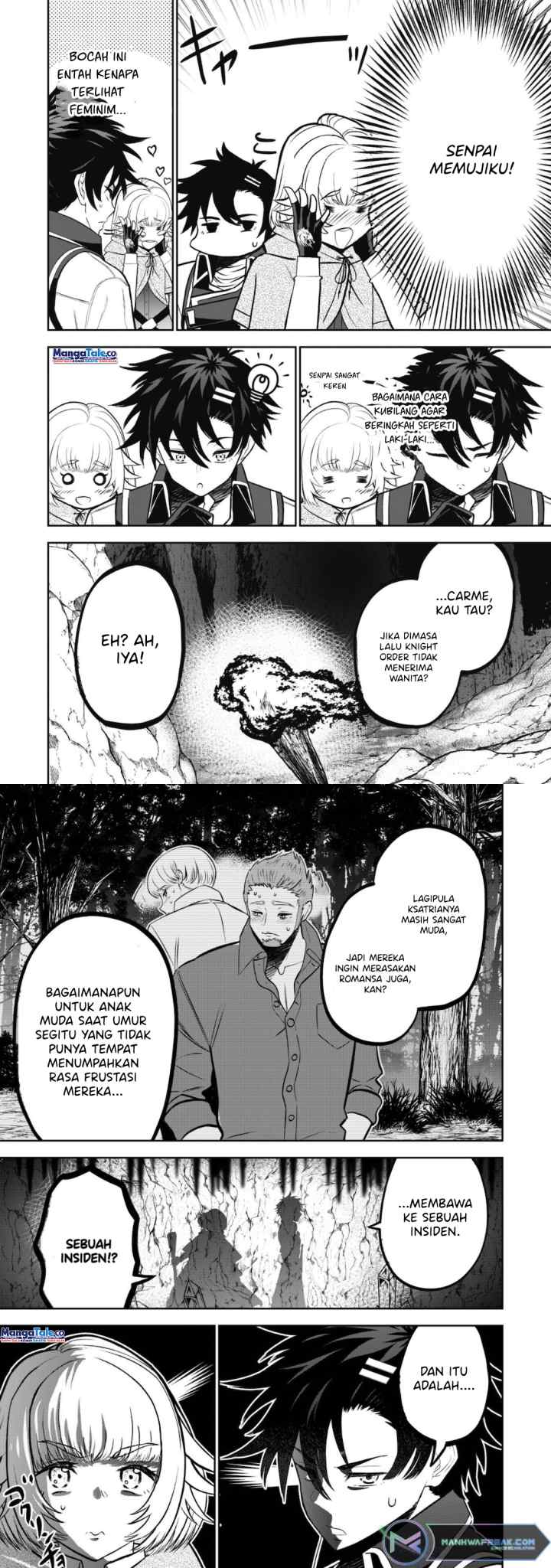 Saikyou Kenshi, Saiteihen Kishidan de Funsenchuu ~Orc wo Chi no Hate Made Oitsumete Zettai ni Shimatsu suru dake no Kantan? Nao Shigotodesu~ chapter 4 halaman 7