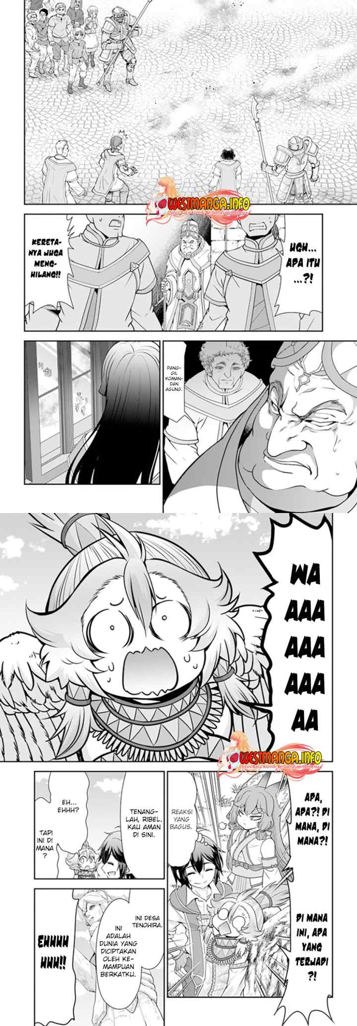 Tenohira Kaitaku Mura de Isekai Kenkokuki: Fueteku Yome-tachi to Nonbiri Mujintou Life chapter 28 halaman 5