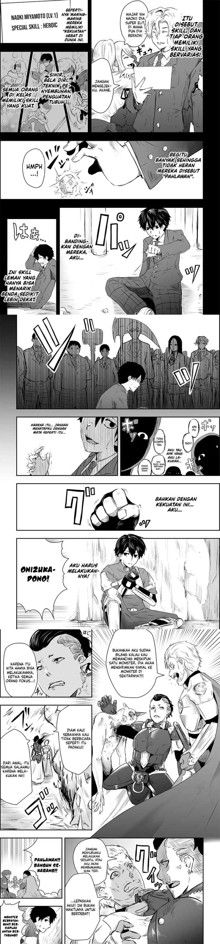 Ore dake Fuguu Skill no Isekai Shoukan Hangyakuki chapter 1 halaman 6