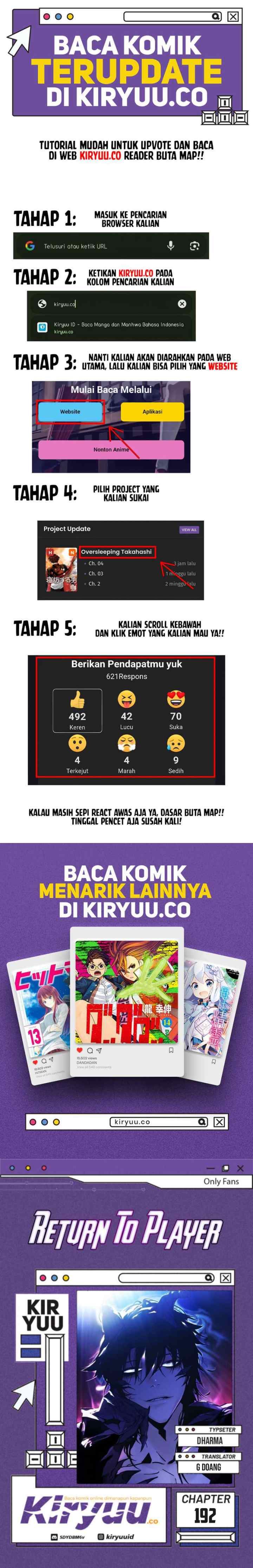 Return to Player chapter 192 halaman 8