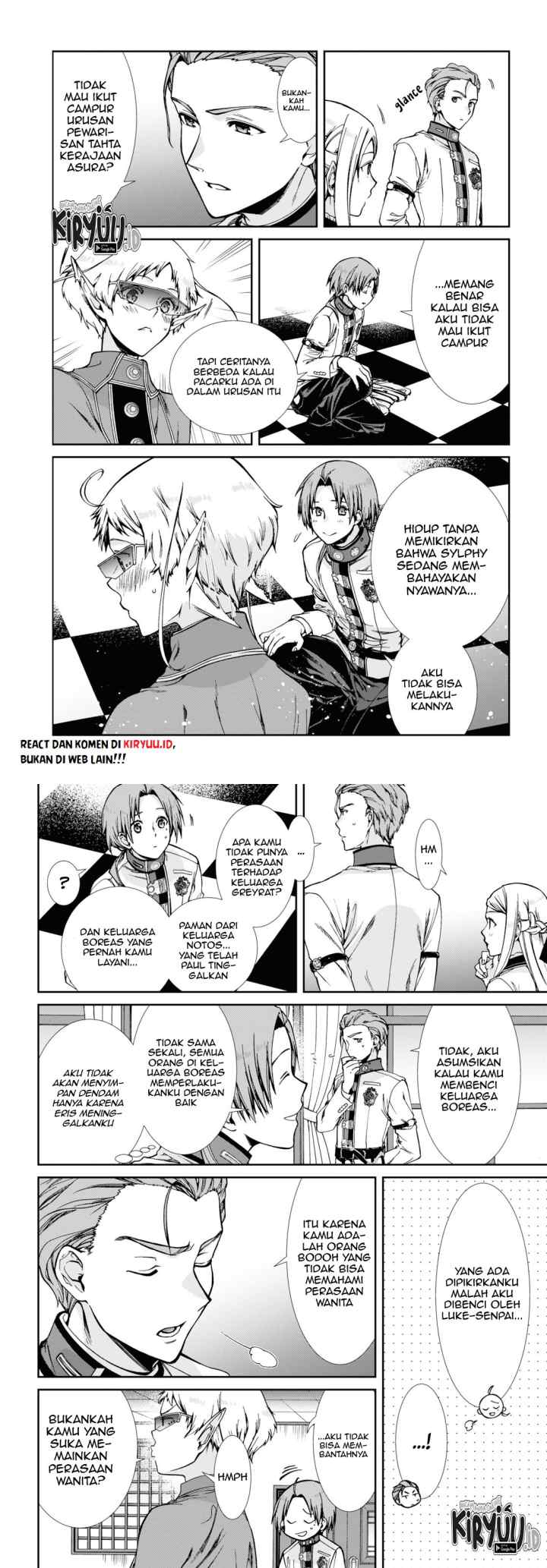 Mushoku Tensei: Isekai Ittara Honki Dasu chapter 77 halaman 8