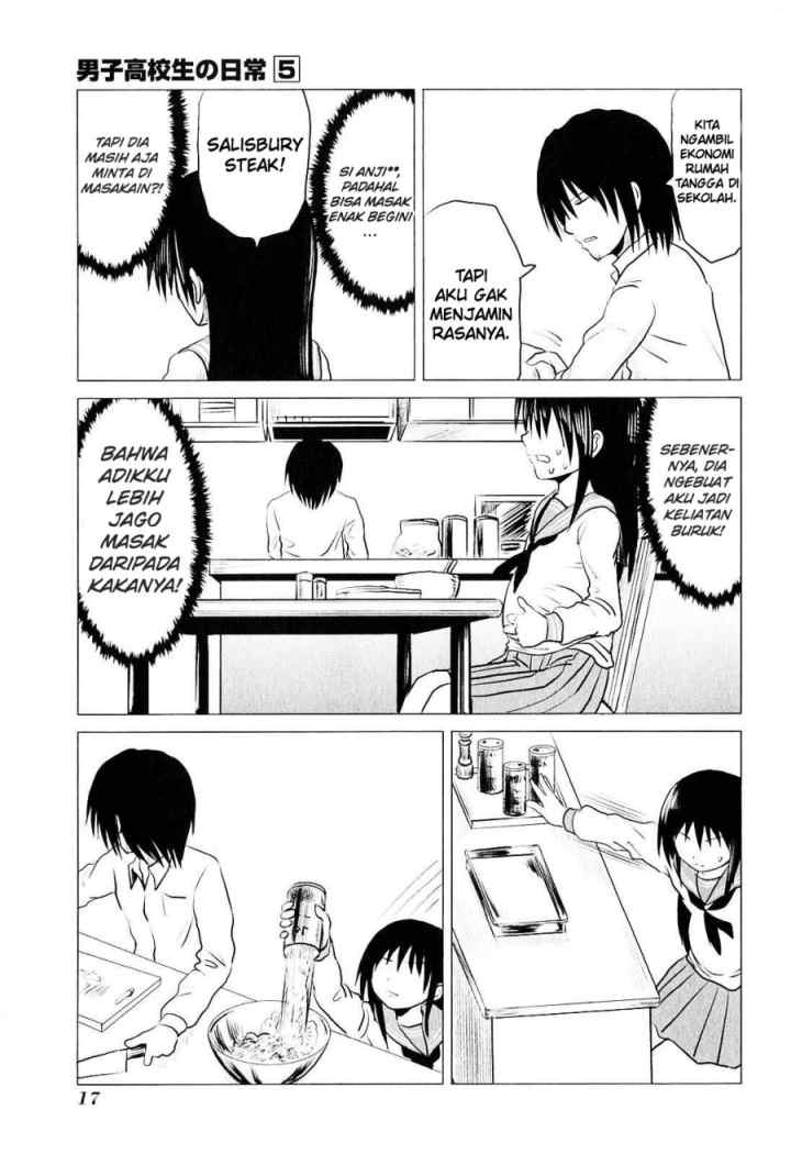 Danshi Koukousei no Nichijou chapter 69 halaman 8