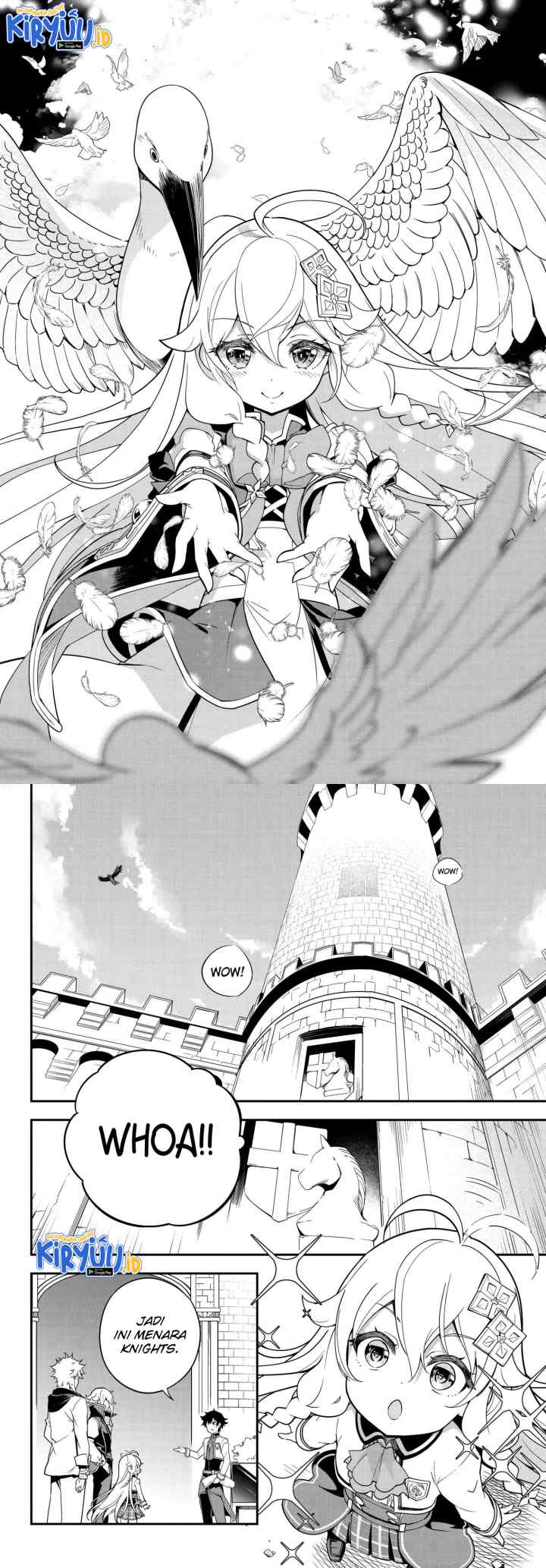 Chichi wa Eiyuu Haha wa Seirei Musume no Watashi wa Tenseisha chapter 43 halaman 4