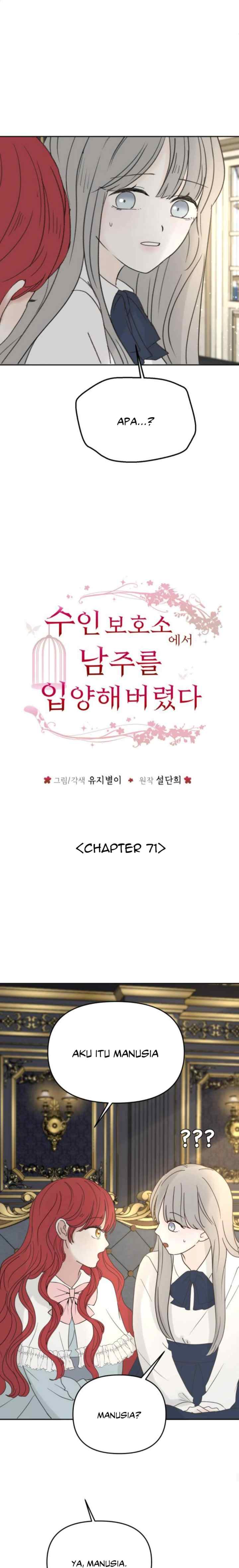 I Adopted a Male Lead From a Prison Shelter chapter 71 halaman 6