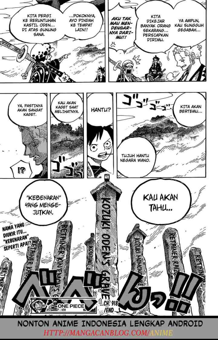 One Piece chapter 918 halaman 15