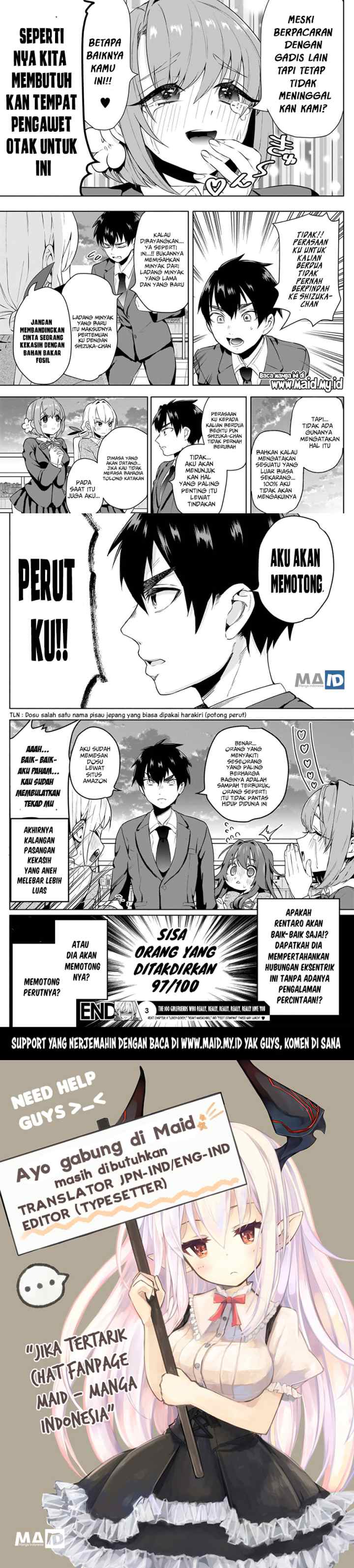 Kimi no Koto ga Dai Dai Dai Dai Daisuki na 100-ri no Kanojo chapter 3 halaman 15