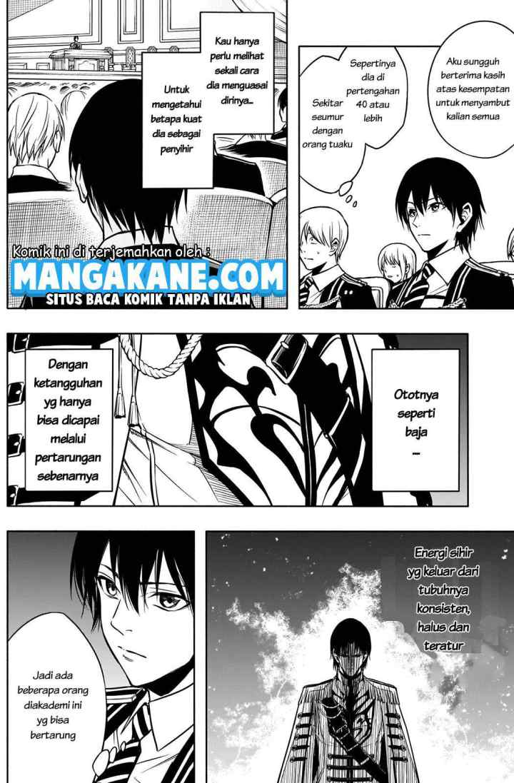 Ouritsu Mahou Gakuen no Saika Sei: Slum Agari no Saikyou Mahoushi, Kizoku darake no Gakuen de Musou suru chapter 11 halaman 9