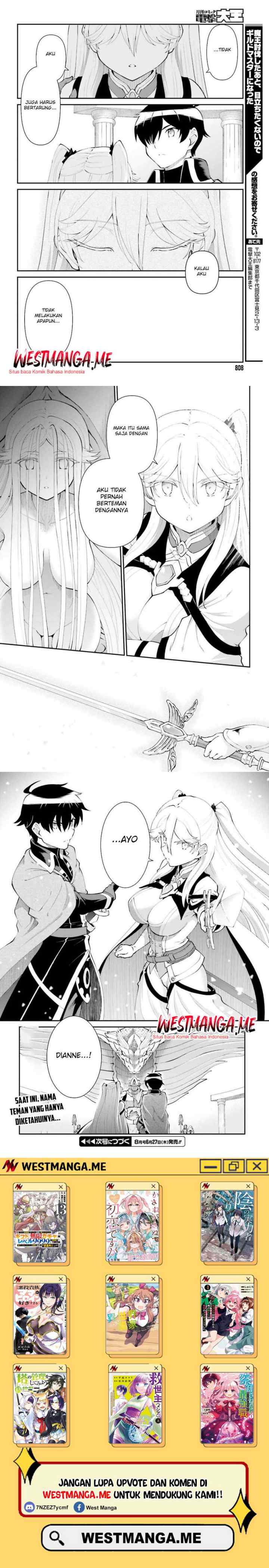 Maou Toubatsu Shita Ato, Medachitakunai node Guild Master ni Natta chapter 54 halaman 18