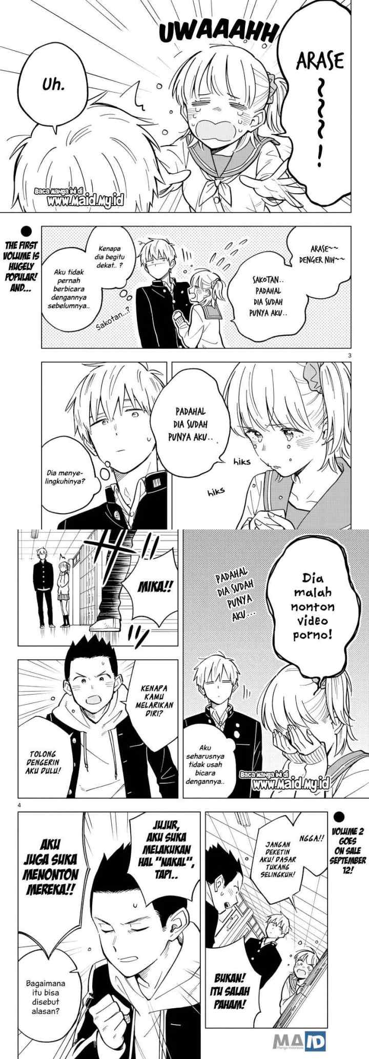 Sensei wa Koi wo Oshierarenai chapter 17 halaman 4