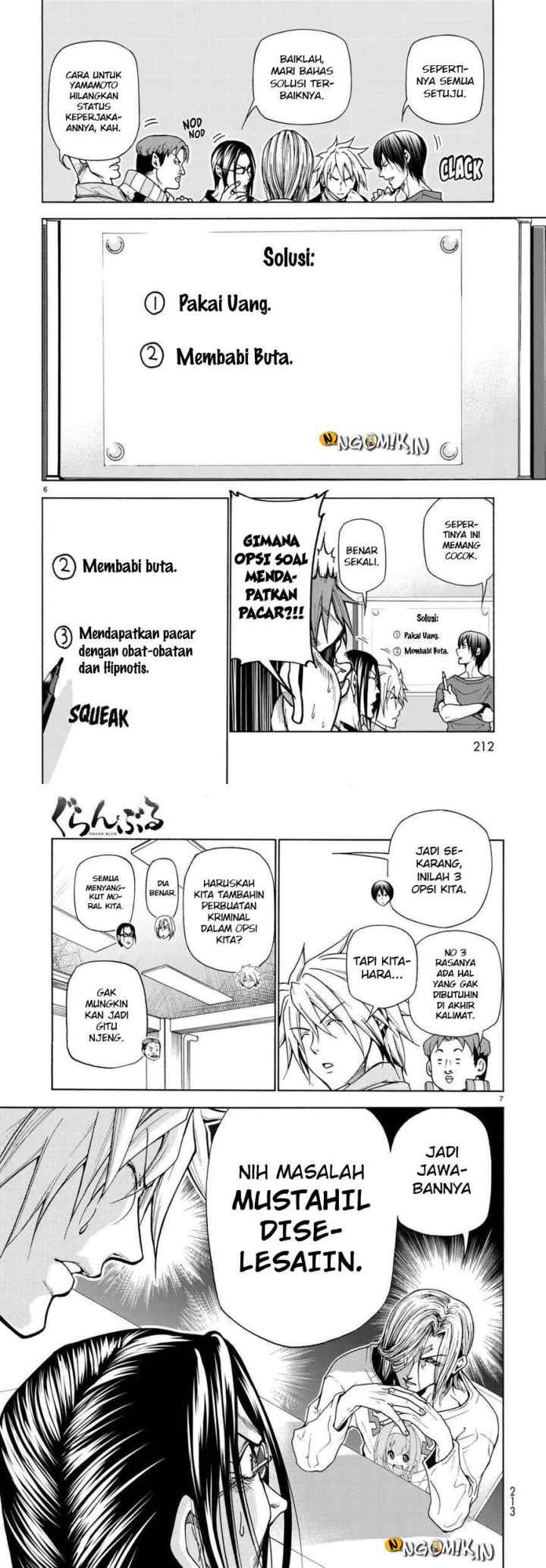 Grand Blue chapter 36.5 halaman 4