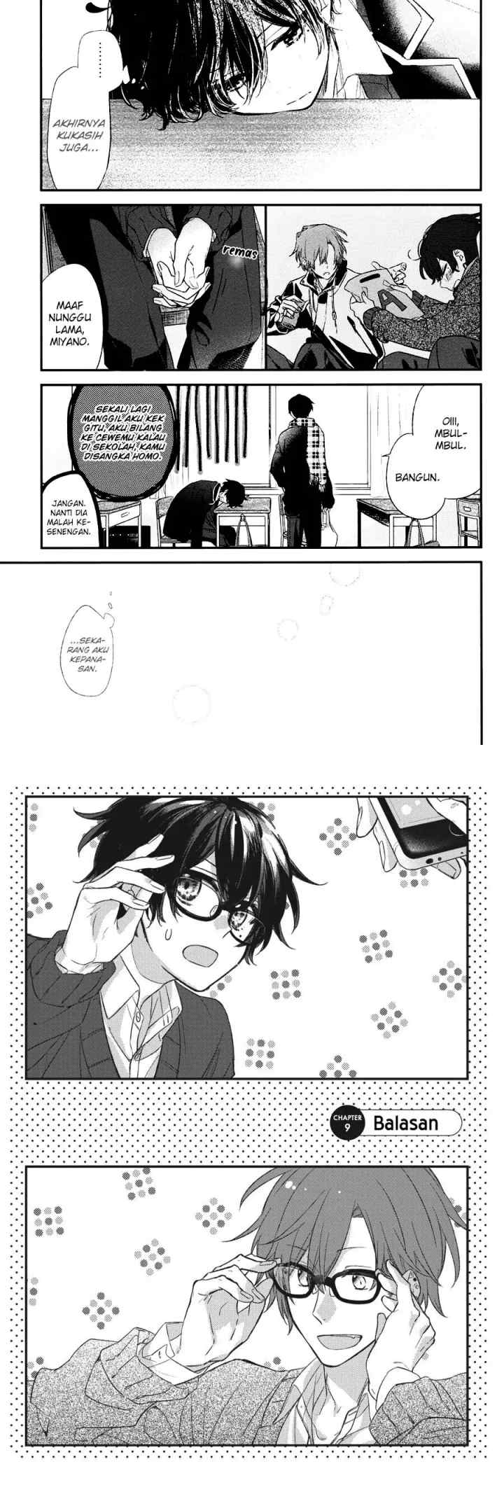 Sasaki to Miyano chapter 9 halaman 5
