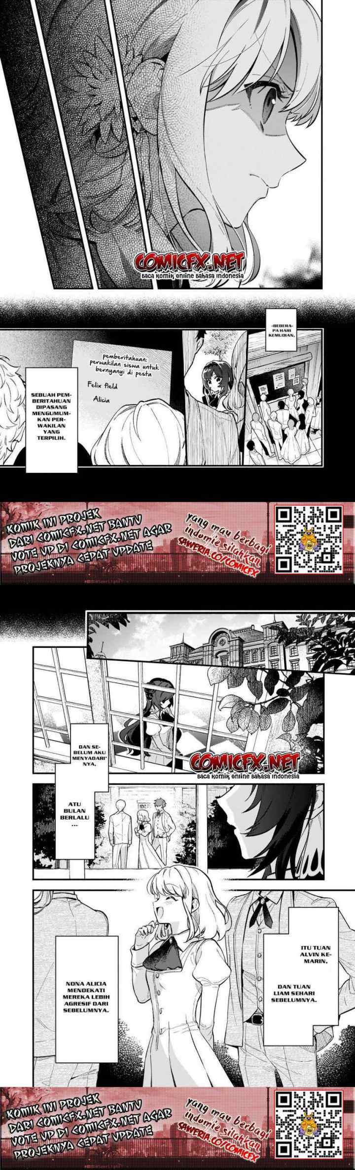 Akuyaku Reijou Route ga Nai Nante, Dare ga Itta no? chapter 8.1 halaman 6
