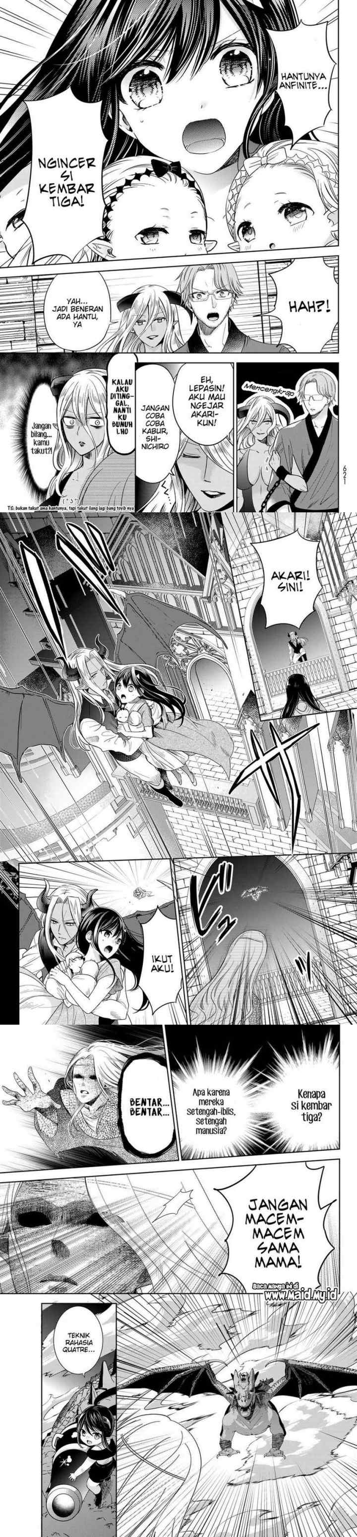 Isekai de Saikyo Mao no Kodomotachi no Mama ni Natchaimashita chapter 28 halaman 13