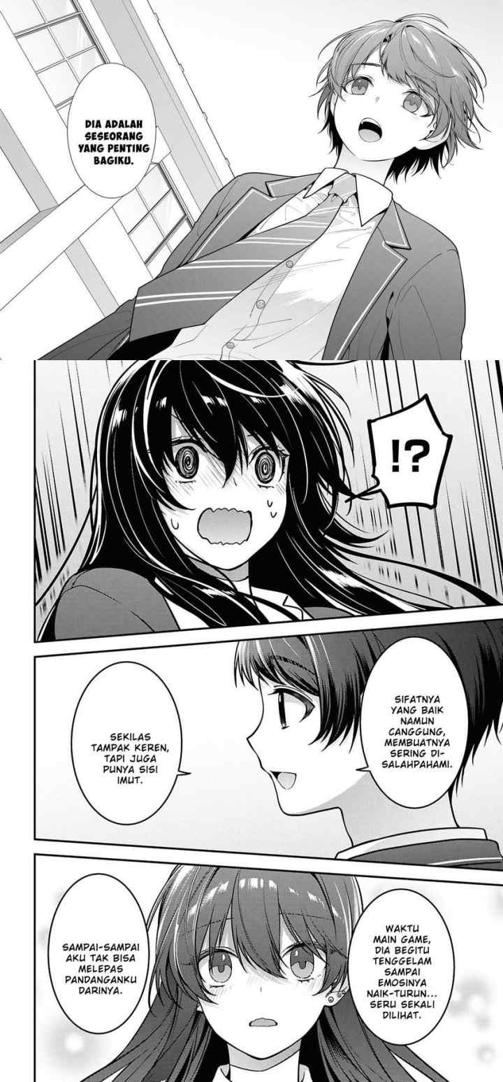 Tonari no Seki no Yankee Shimizu-san ga Kami o Kuroku Sometekita chapter 9 halaman 13