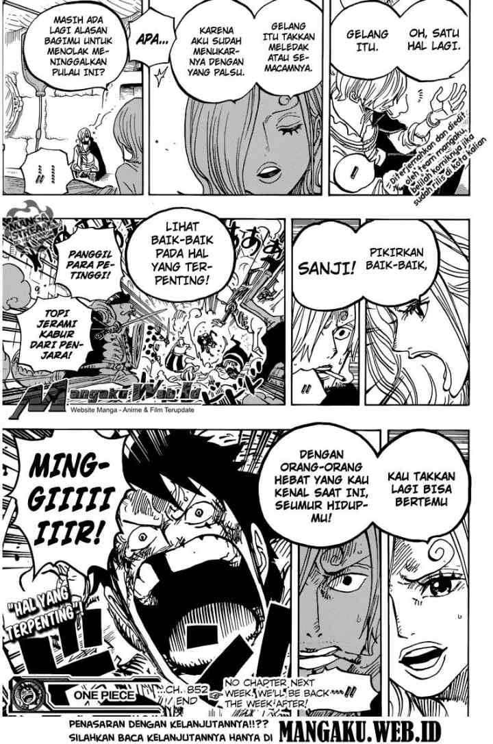 One Piece chapter 852 halaman 17