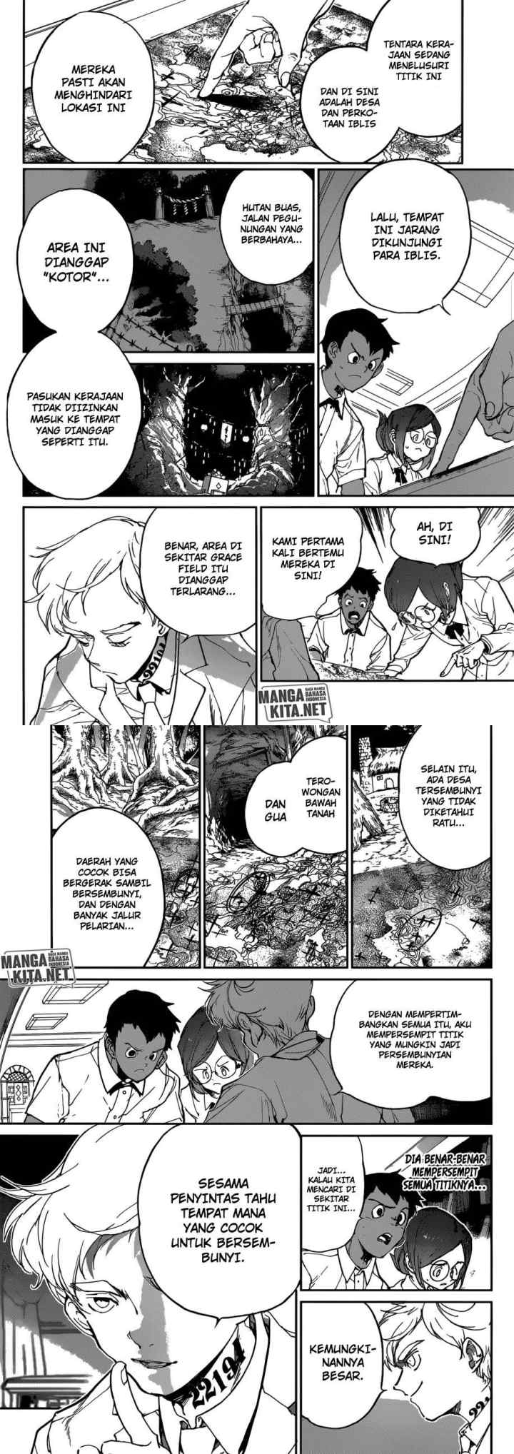 Yakusoku no Neverland chapter 135 halaman 4