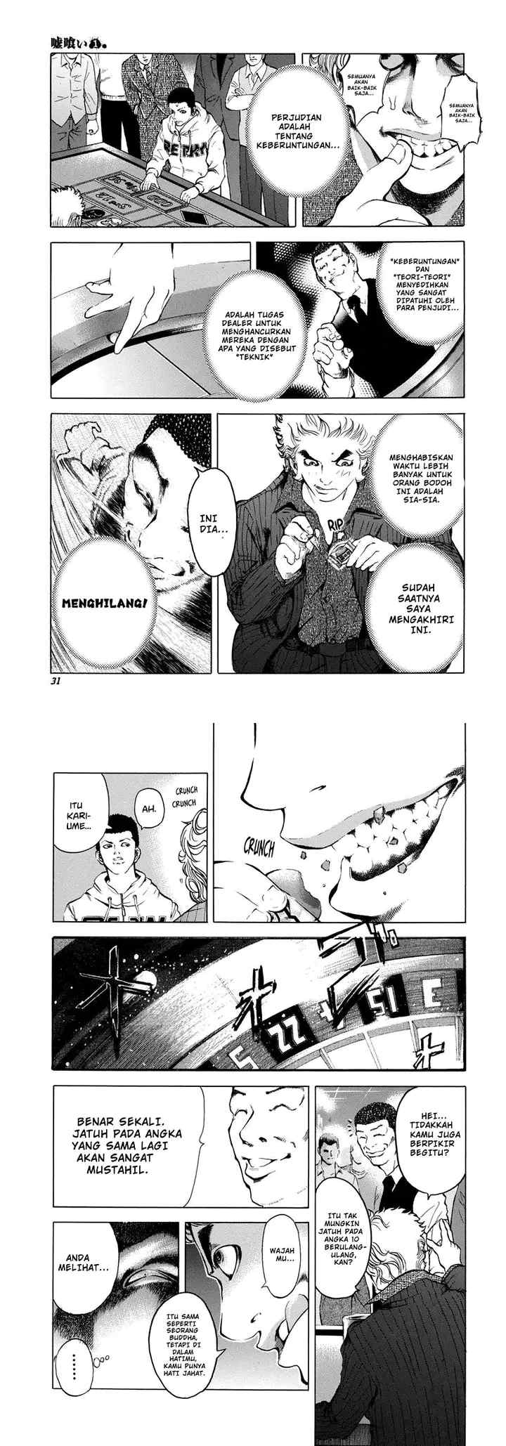 Usogui chapter 1 halaman 14