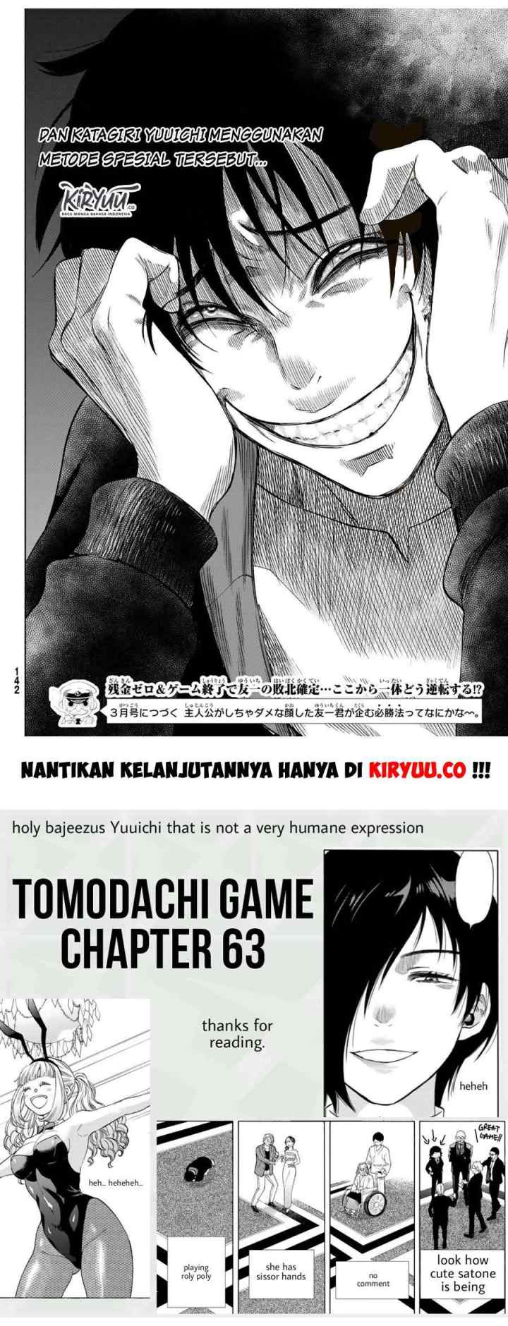 Tomodachi Game chapter 63 halaman 18