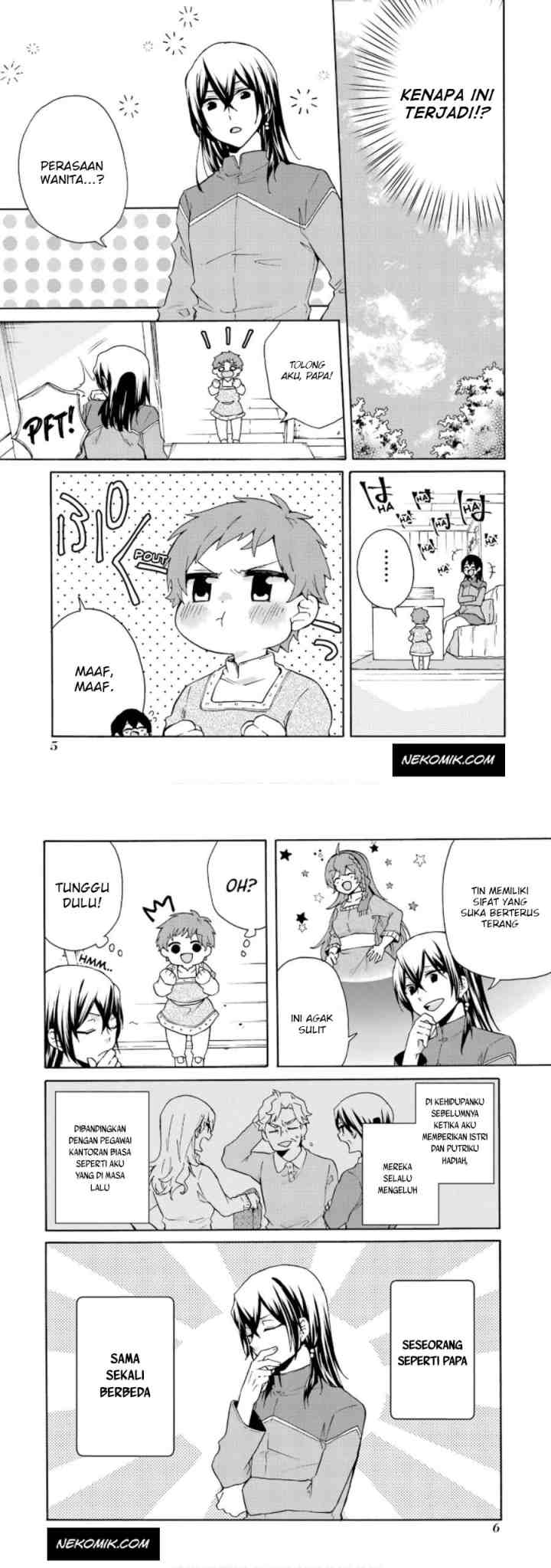 Tada Shiawasena Isekai Kazoku Seikatsu chapter 14 halaman 4
