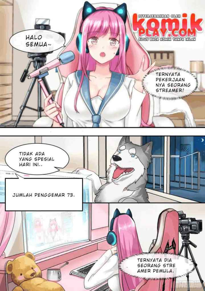 Live Stream: The Husky of the Goddess chapter 1 halaman 18