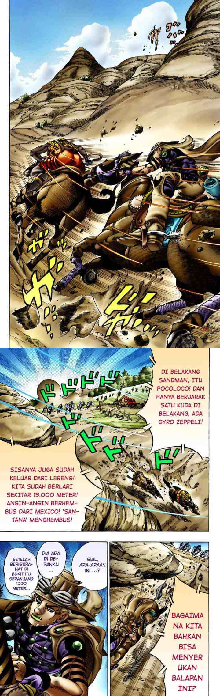 JoJo no Kimyou na Bouken - Steel Ball Run chapter 10 halaman 6
