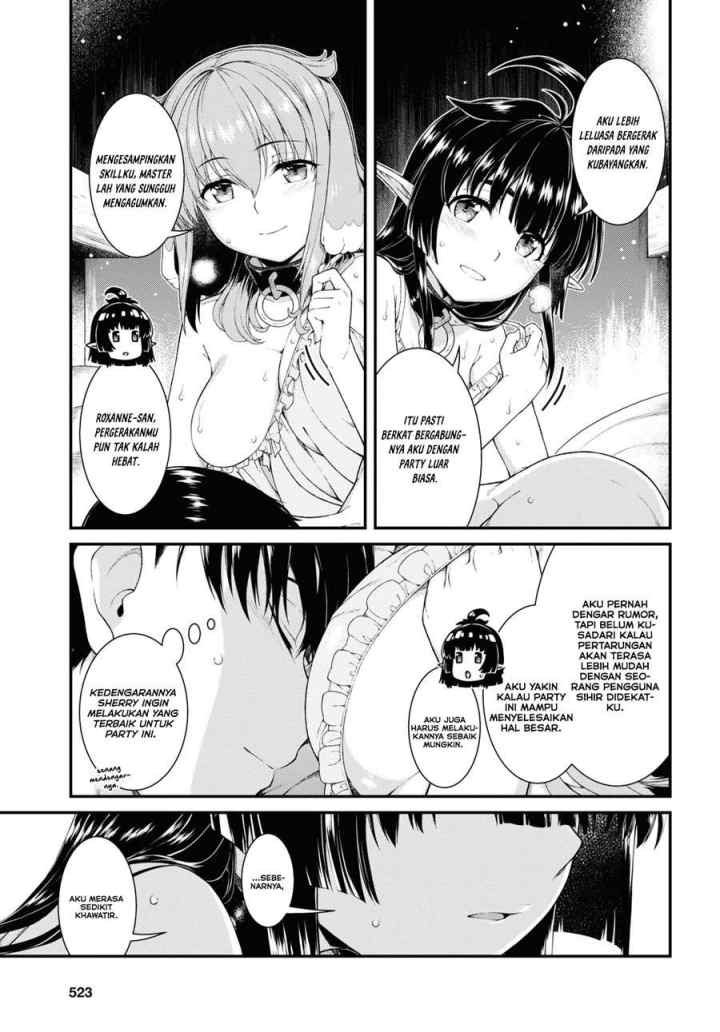 Isekai Meikyuu de Harem wo chapter 50 halaman 12