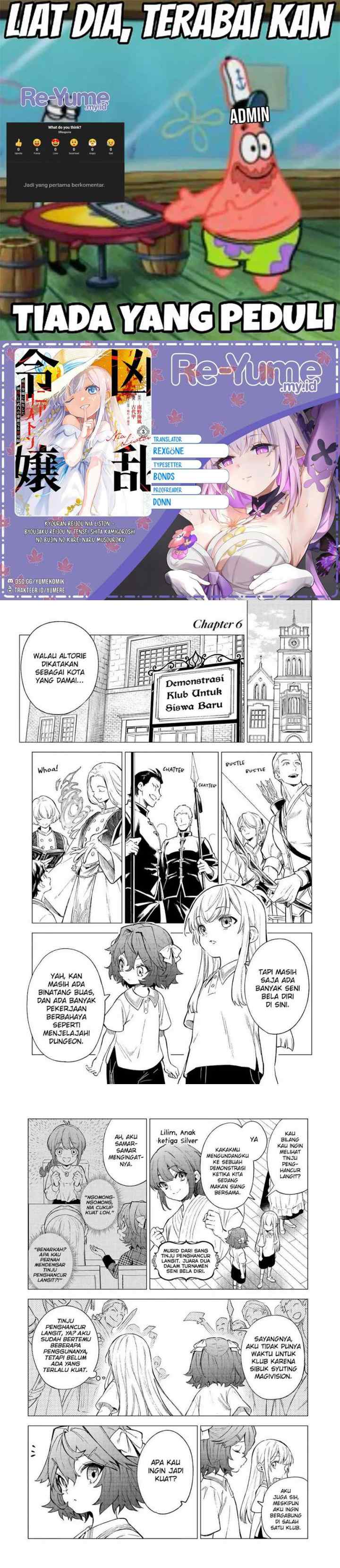 Kyouran Reijou Nia Liston: Byoujaku Reijou ni Tensei shita Kamigoroshi no Bujin no Karei Naru Musouroku chapter 6 halaman 10