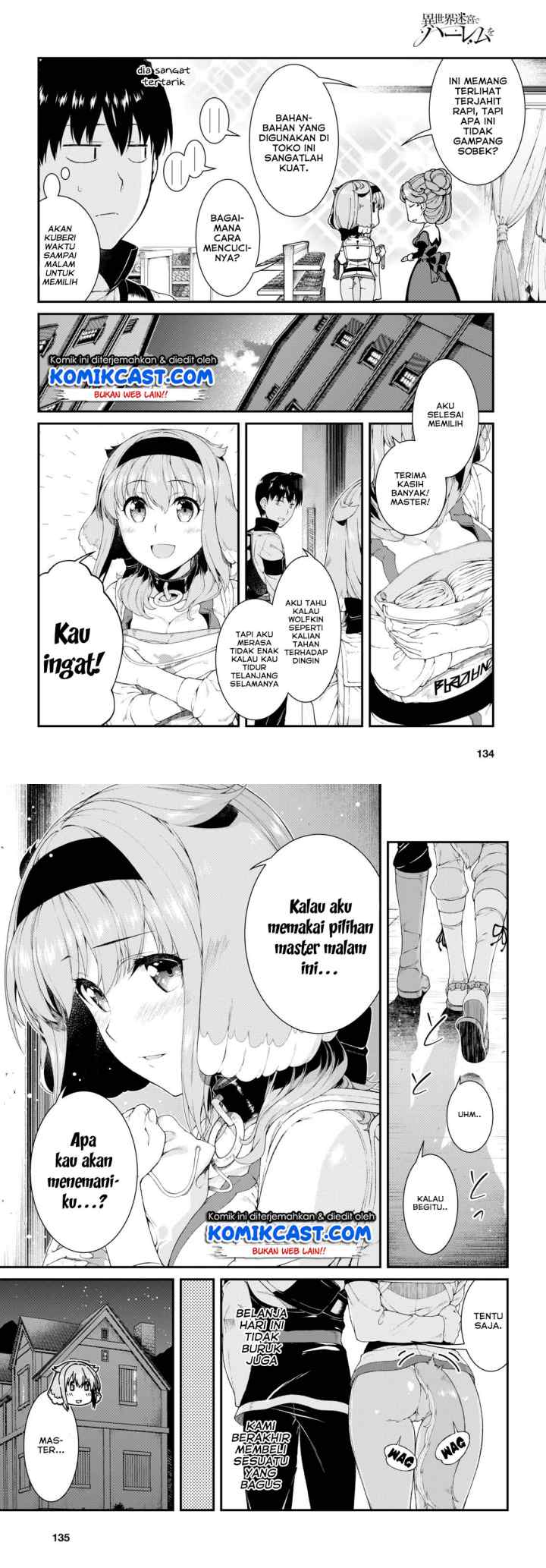 Isekai Meikyuu de Harem wo chapter 35 halaman 11