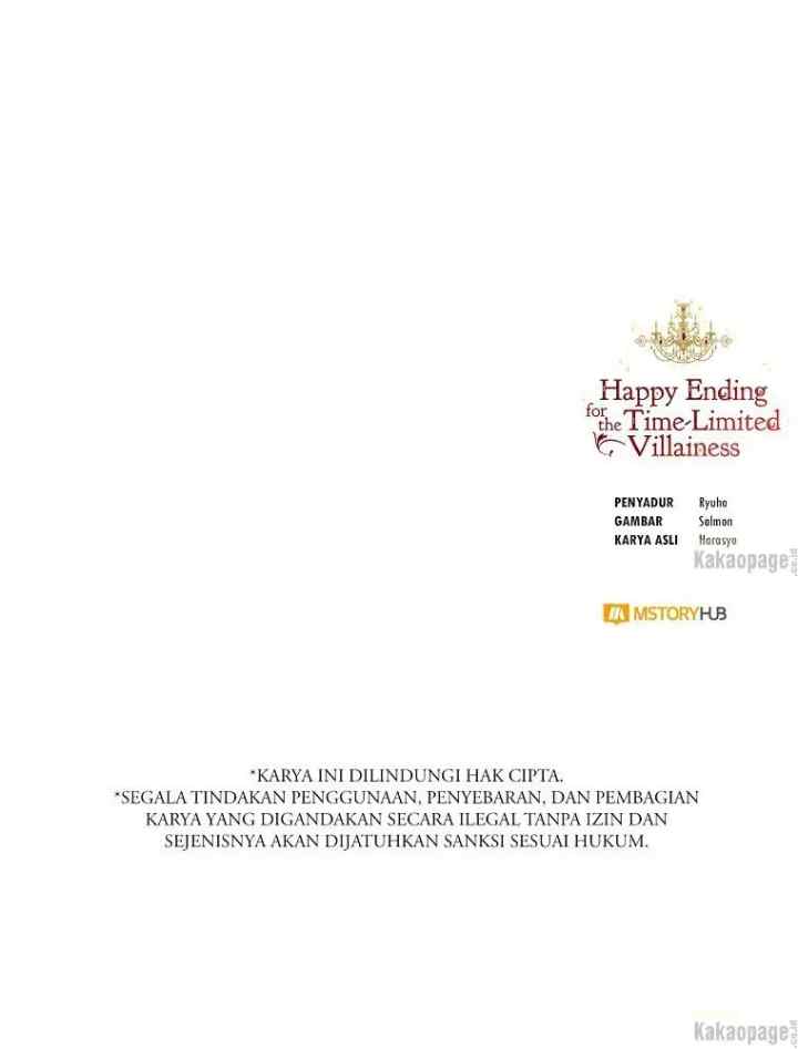 Happy Ending for the Time-Limited Villainess chapter 96 halaman 20