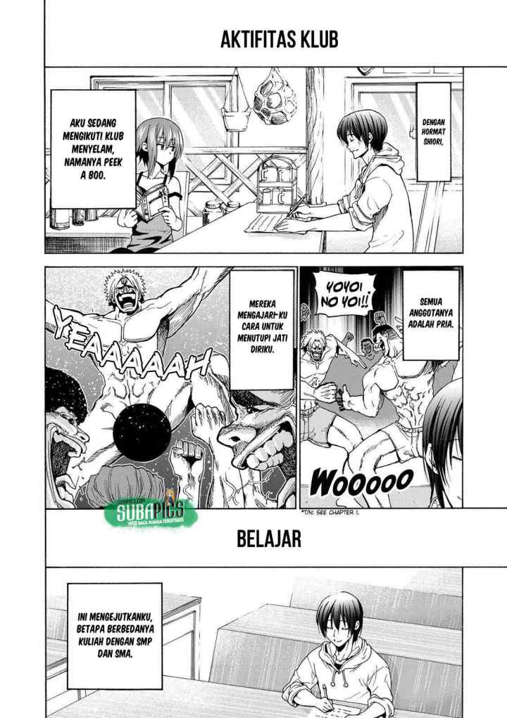 Grand Blue chapter 25.5 halaman 9