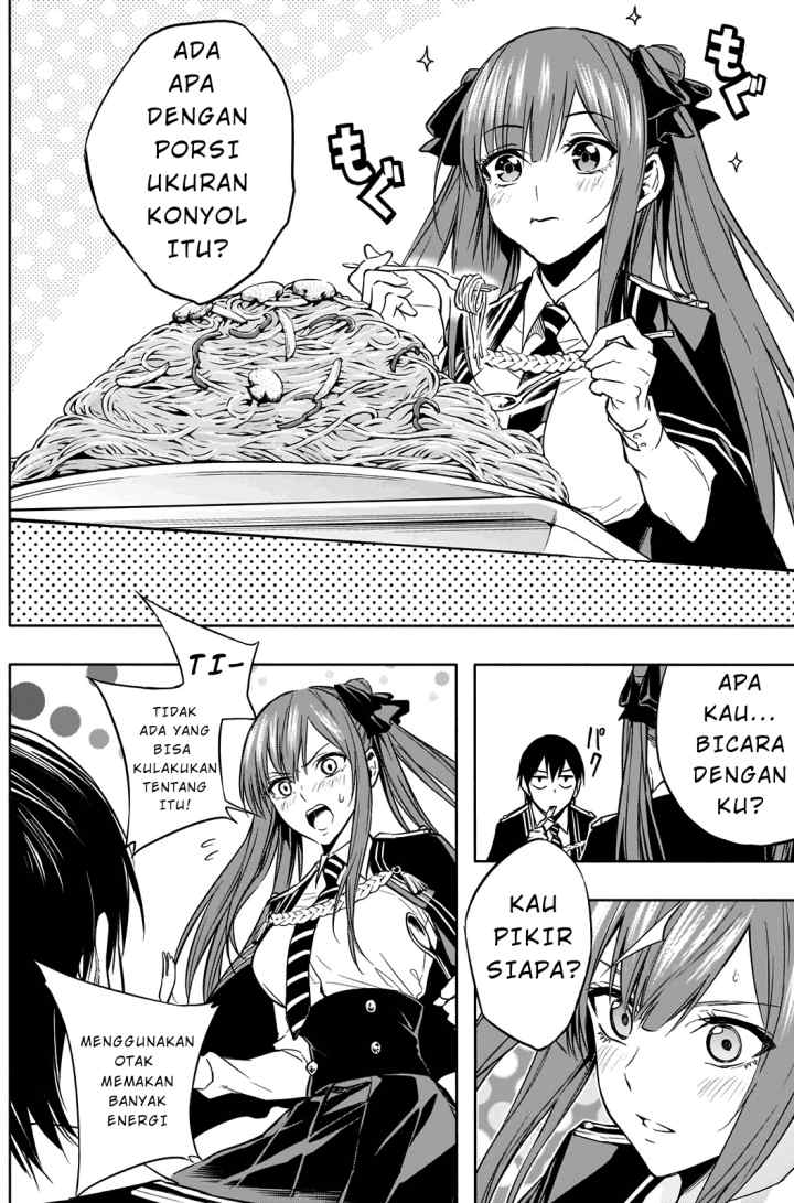Ouritsu Mahou Gakuen no Saika Sei: Slum Agari no Saikyou Mahoushi, Kizoku darake no Gakuen de Musou suru chapter 13 halaman 8