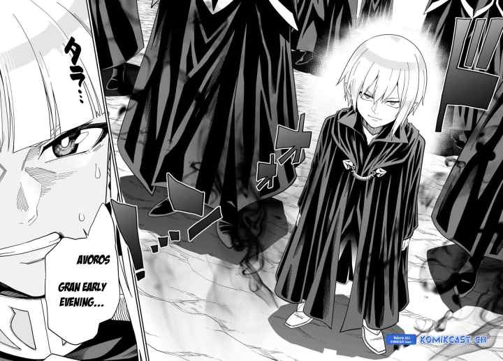 Konjiki no Moji Tsukai: Yuusha Yonin ni Makikomareta Unique Cheat chapter 95.5 halaman 9