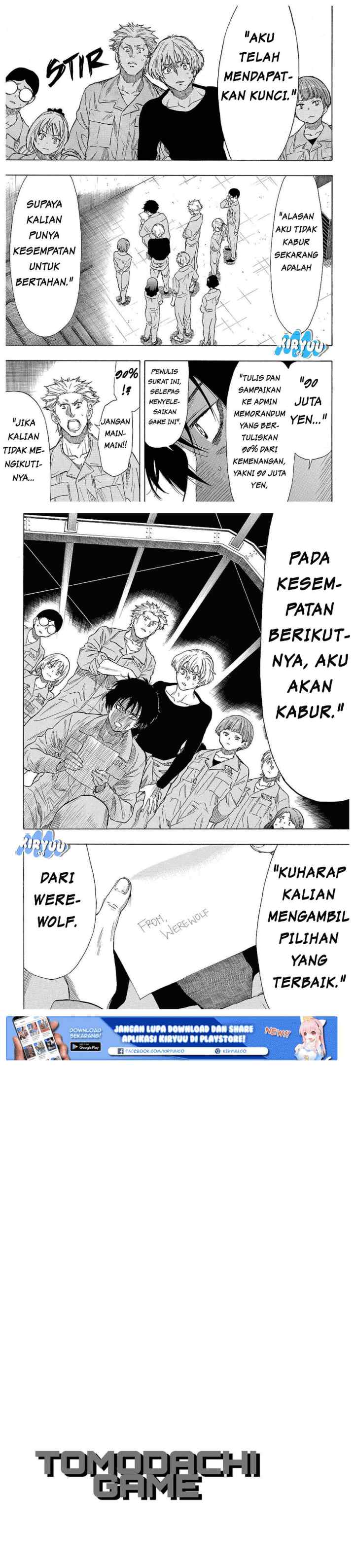 Tomodachi Game chapter 40 halaman 14