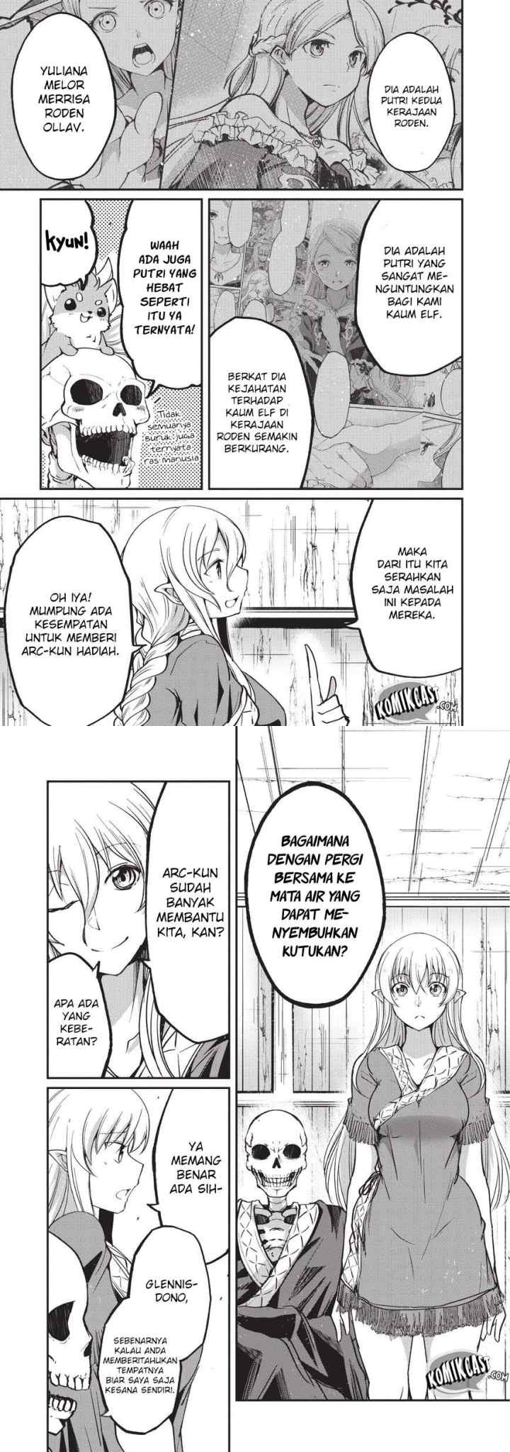 Gaikotsu Kishi-sama, Tadaima Isekai e Odekakechuu chapter 21 halaman 9