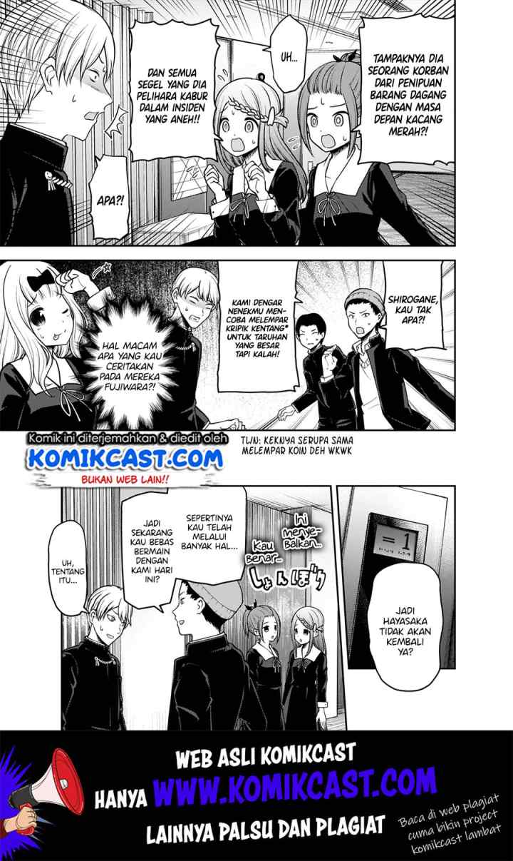 Kaguya-sama wa Kokurasetai: Tensai-tachi no Renai Zunousen chapter 187 halaman 4