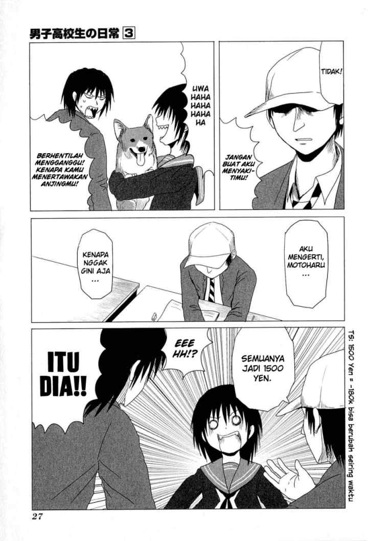 Danshi Koukousei no Nichijou chapter 35 halaman 6