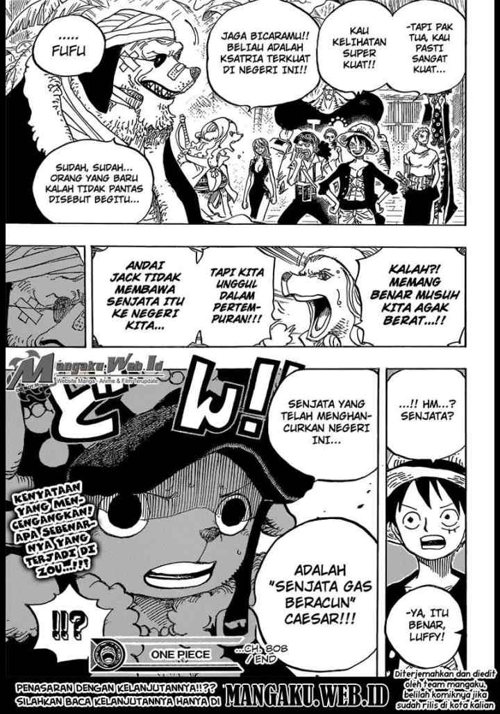 One Piece chapter 808 halaman 19
