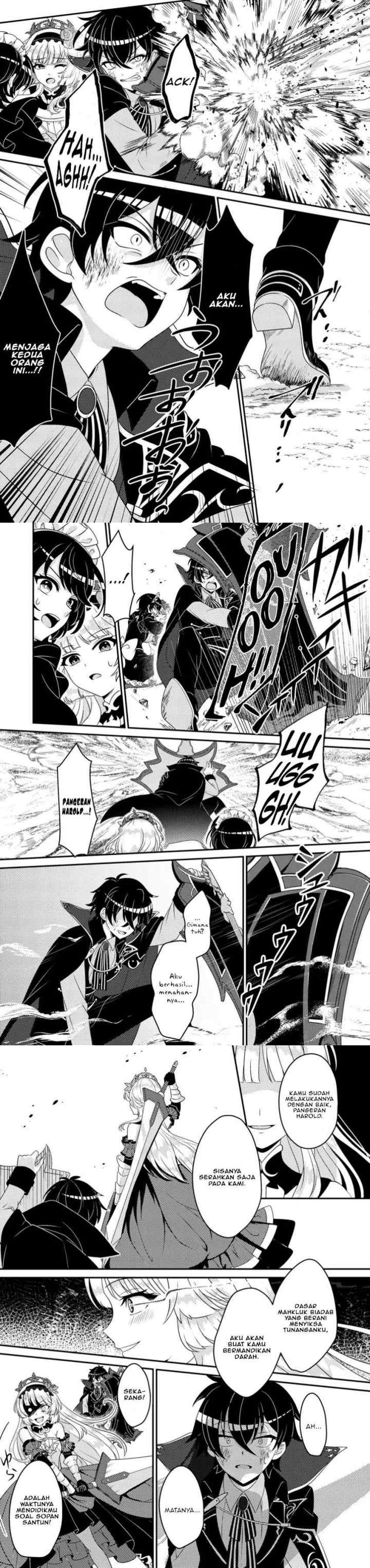 Munou no Akudou Ouji wa Ikinokoritai ~Ren'ai RPG no Akuyaku Mob ni Tensei Shita kedo, Gensaku Mushi shite Saikyou o Mezasu~ chapter 4 halaman 17
