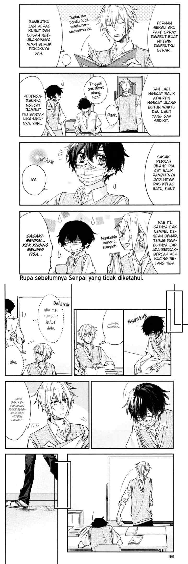 Sasaki to Miyano chapter 15 halaman 5